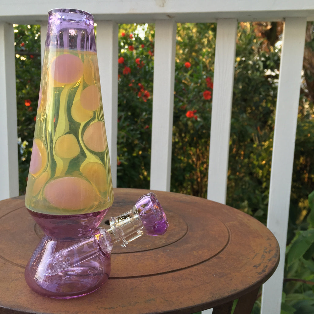 8" LAVA RIG (purple) - The Glass Society